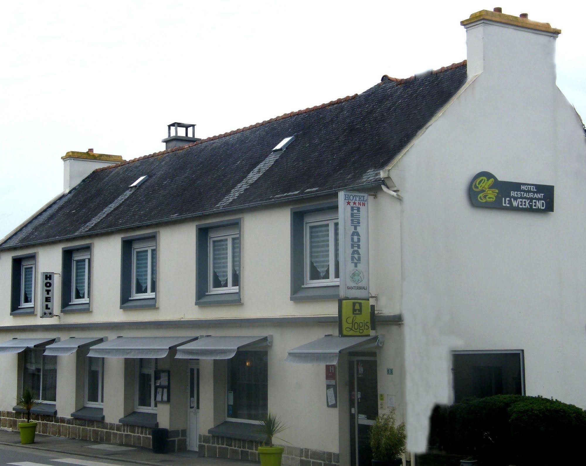 Hotel Le Week-End Plouider Bagian luar foto